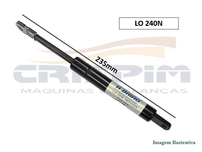 AMORTECEDOR A GAS MÁQ. VÁCUO R.BAIÃO 410S 250N C/ - Foto 1