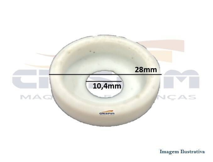 ANEL NYLON RASPADOR MAIOR 10,4 x 28 x 6MM - Foto 1