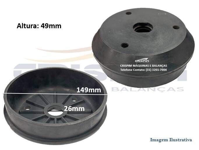 BASE INFERIOR DO COPO LIQUIDIFICADOR CROYDON TI - Foto 1