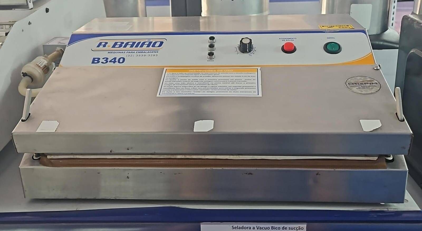 SELADORA A VACUO DE BICO DE SUCÇÃO B340 REFORMADA - Foto 1