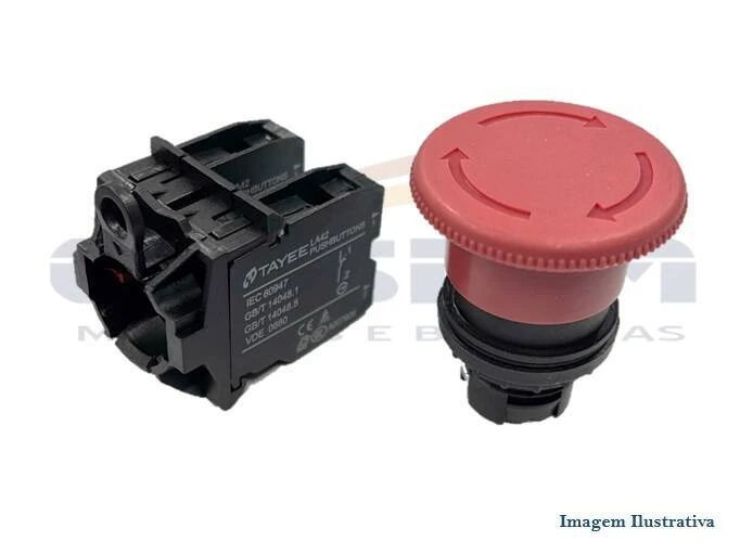 BOTÃO EMERGENCIA UPX LASER 300 - Foto 1