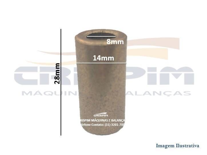 BUCHA CILINDRICA 28MM TA/TAR/TR-02/LS-02 - Foto 1