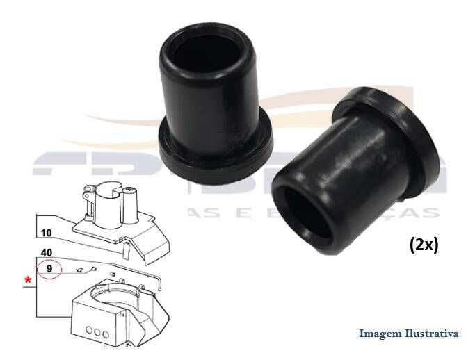 BUCHA DA DOBRADICA ROBOT COUPE CL50E / 52E / 60E ( - Foto 1