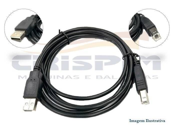 CABO USB 1,5MM ROHS IMPRESSOR ELGIN MP 4200 - Foto 1