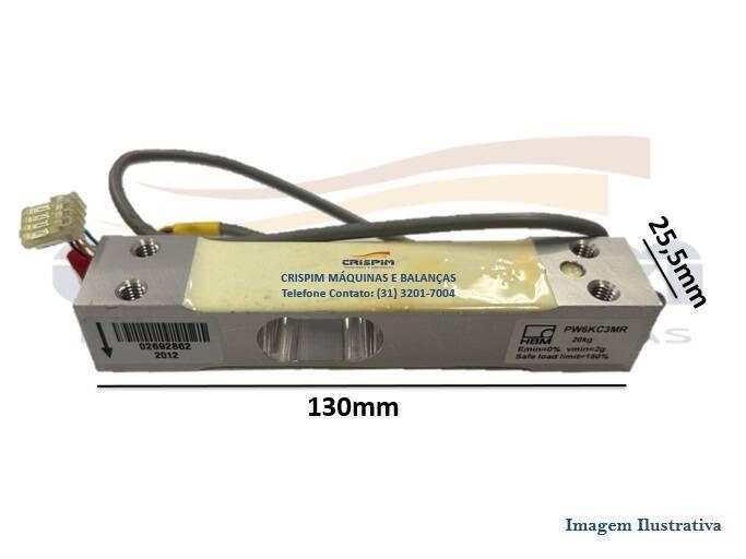 CELULA DE CARGA 20KG BALMAK ORION 2 FUROS - Foto 1
