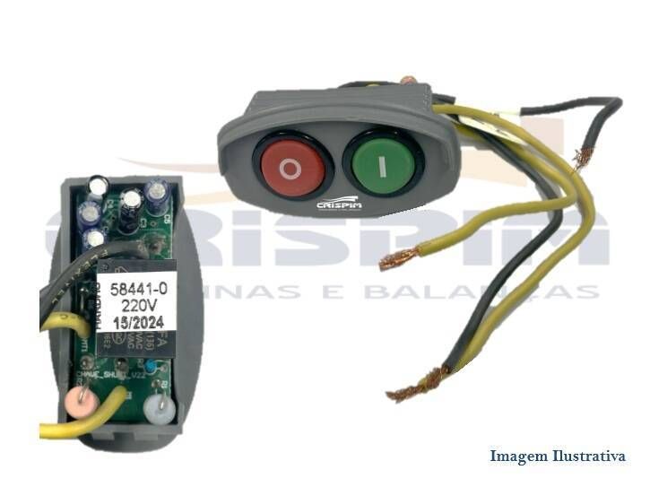 CHAVE L/D TECLA COMPLETA SIEMSEN 220V (58441-0) - Foto 1