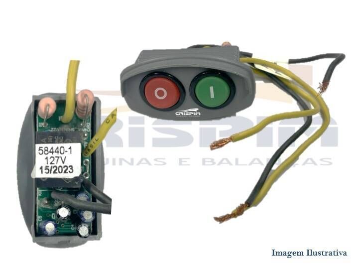 CHAVE L/D TECLA COMPLETA SIEMSEN 127V (58440-1) - Foto 1