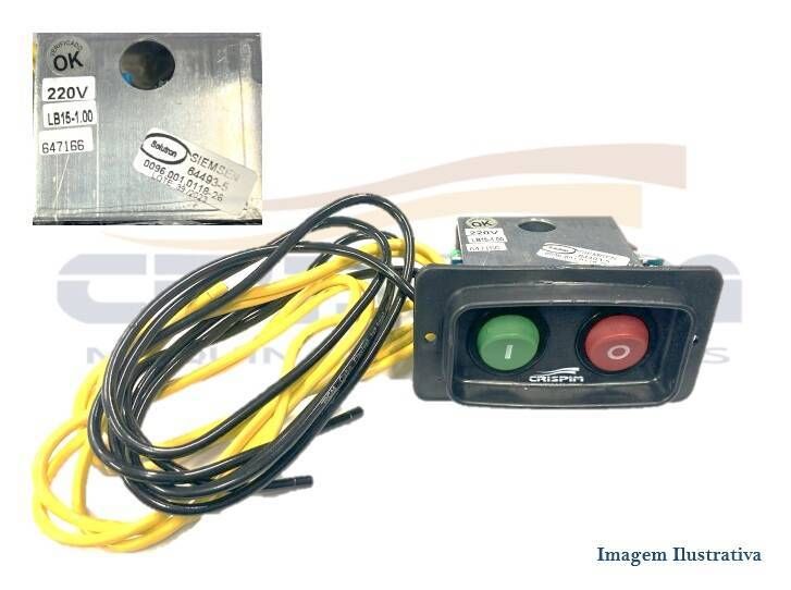CHAVE L/D TECLA COMPLETA SIEMSEN 220V (64493-5) - Foto 1
