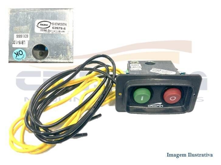 CHAVE L/D TECLA COMPLETA SIEMSEN 127V (63979-6) - Foto 1