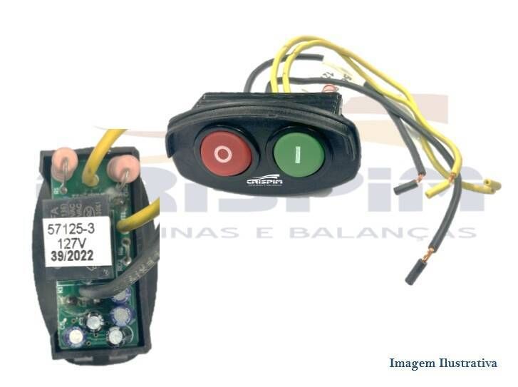 CHAVE L/D TECLA COMPLETA SIEMSEN 127V (57125-3) - Foto 1