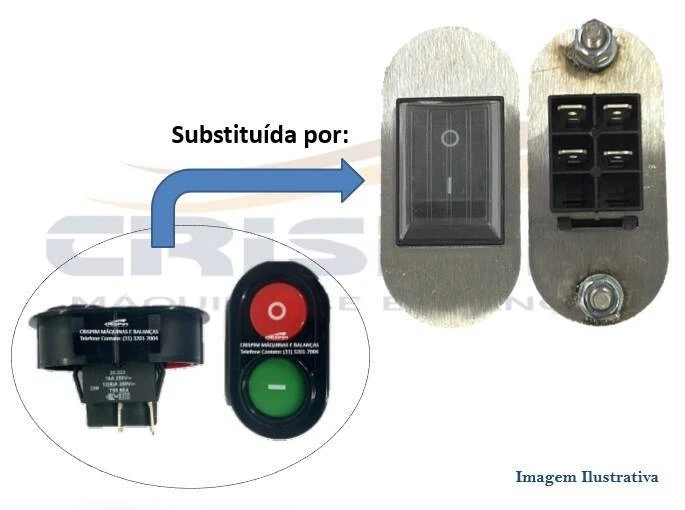 CHAVE LIQUIDIFICADOR SIEMSEN LB-25 LTS 16A 250V - Foto 1