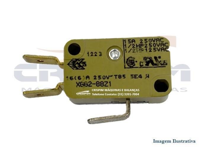 CHAVE MICRO 1223 16A 250V DE PARADA CORTA-FRIOS HO - Foto 1