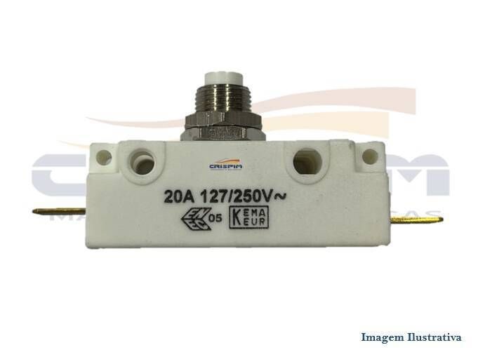 CHAVE MICRO MG-2600 20A 120VCA BOTAO MASSEIRA G.PA - Foto 1