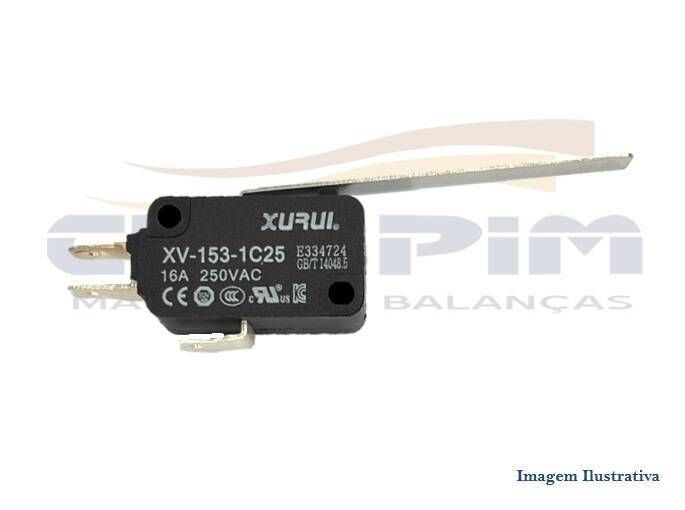 CHAVE MICROSWITCH LONGO 11A FORNO PRATICA COPA EXP - Foto 1