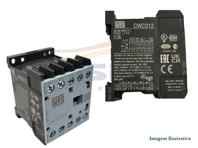 CHAVE MINICONTATOR CWC012-01-30D23 01E 220V USO GE - Foto 1