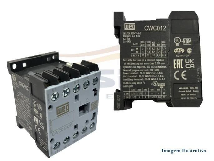 CHAVE MINICONTATOR CWC012-01-30D23 01E 220V USO GE - Foto 1