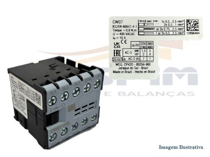 CHAVE MINICONTATOR CWC07-01-30D23 01E FORNO PRATIC - Foto 1