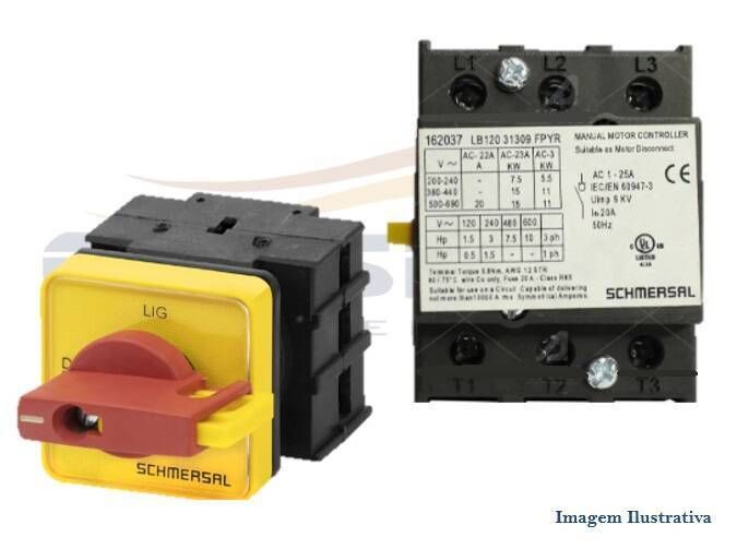 CHAVE SECCIONADORA SCHMERSAL LB 120 20A - Foto 1