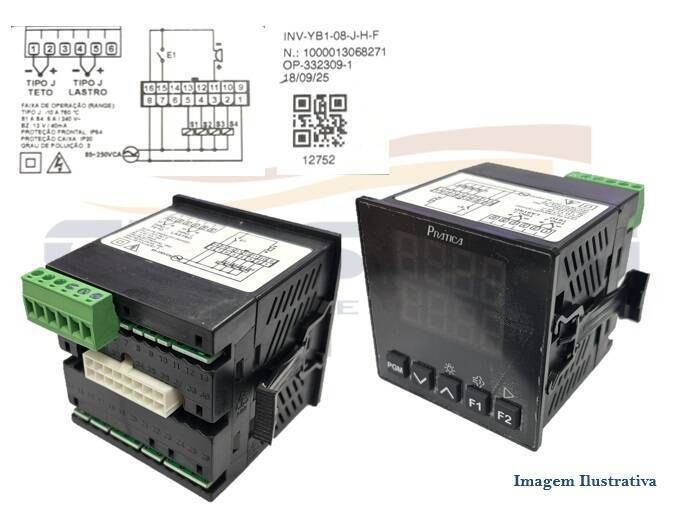CONTROLADOR DE TEMPERATURA/TEMPO INOVA - INV-YB1-0 - Foto 1