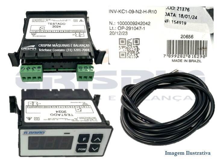 CONTROLADOR DIGITAL DE TEMPERATURA C/ SENSOR SELAD - Foto 1