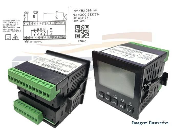 CONTROLADOR INOVA (INV-YB3-08-N1-H V1.19) - CFCK20 - Foto 1