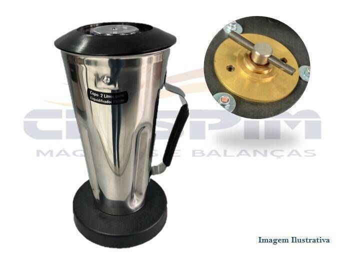 COPO COMPLETO LIQUIDIFICADOR BERMAR INOX 2LTS - Foto 1