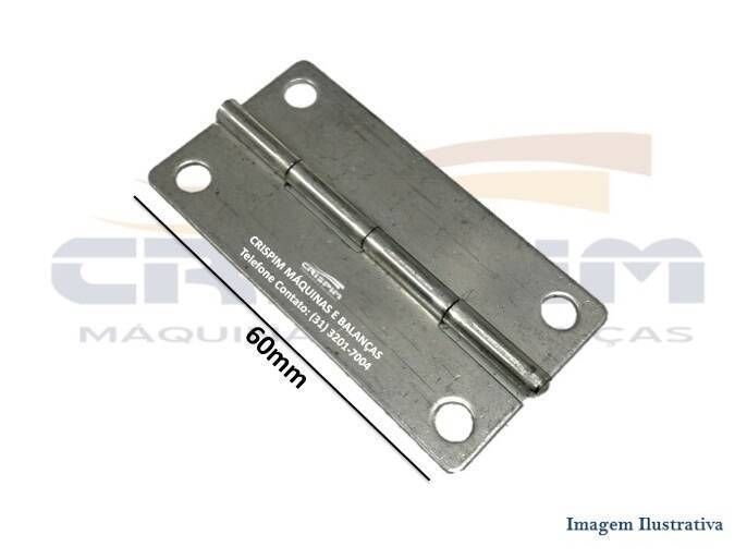 DOBRADIÇA AÇO INOX TAMPA IMPRESSOR TOLEDO PRIX 4 U - Foto 1