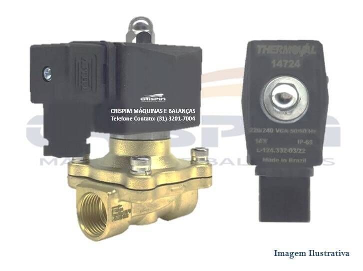 SOLENOIDE SOLDA MAQ VACUO THERMOVAL 14724 CONCEITO - Foto 1
