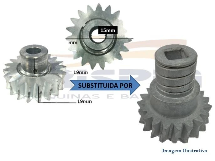 ENG. FERRO 19D AMACIADOR SIEMSEN ORIGINAL (CUBO AL - Foto 1