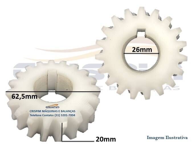 ENG. NYLON 19D MOEDOR CAF B-08 GOURMET - Foto 1