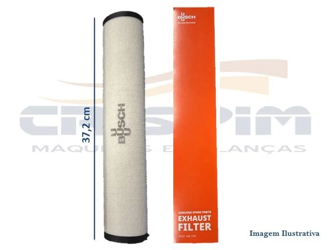 FILTRO DE AR BOMBA MÁQ. VÁCUO BUSCH 0532 140 159 - Foto 1