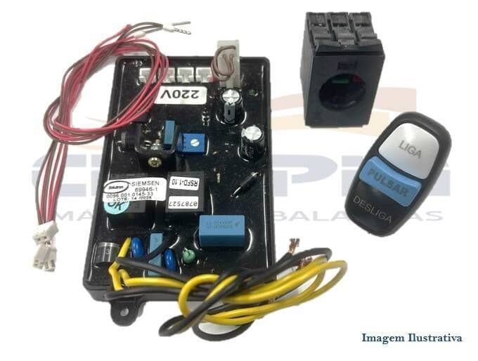 KIT UNIDADE SEGURANCA CUTTER SIEMSEN CR-4L 220V CO - Foto 1