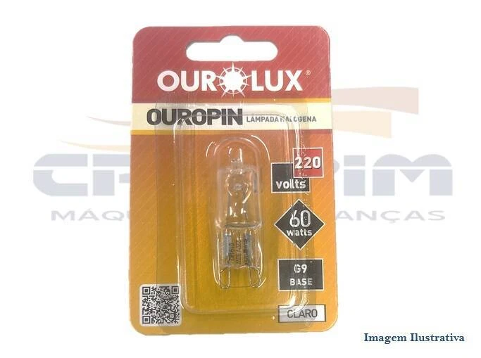 LAMPADA HALOGENA HALOPIN TRANSPARENTE 60W 220V FOR - Foto 1