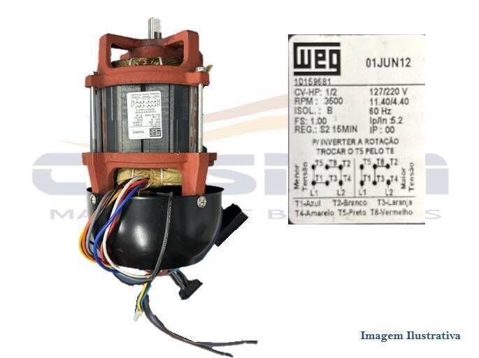 MOTOR LIQUID. SIEMSEN 0,5CV 60HZ COMPLETO TA-02 SU - Foto 1