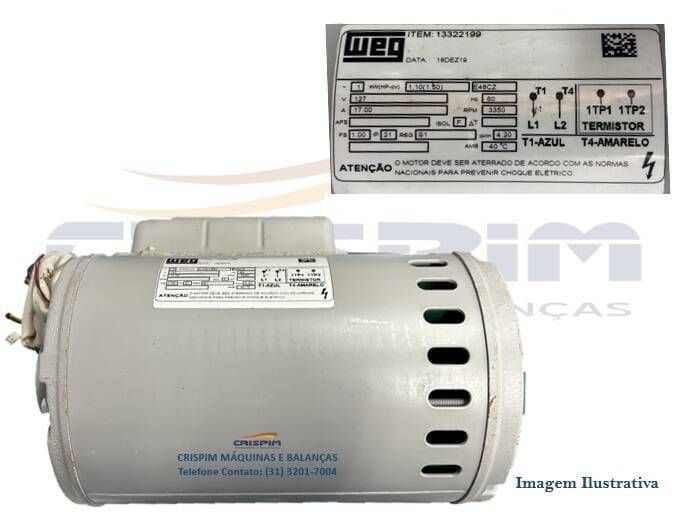 MOTOR LIQUIDIFICADOR SIEMSEN 127V 1,5CV 60Hz - LS- - Foto 1