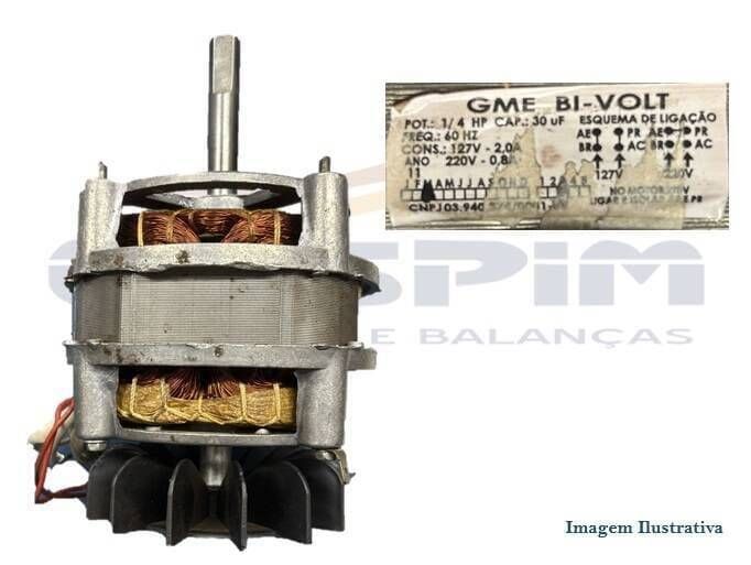 MOTOR SERRA-FITA BERMAR 2,20/ 2,55 220V 1,0 HP - Foto 1