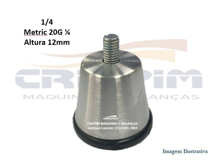 PE NIVELADOR 1/4 PVC C/CAPA CORTA-FRIOS BERMAR BM - Foto 1