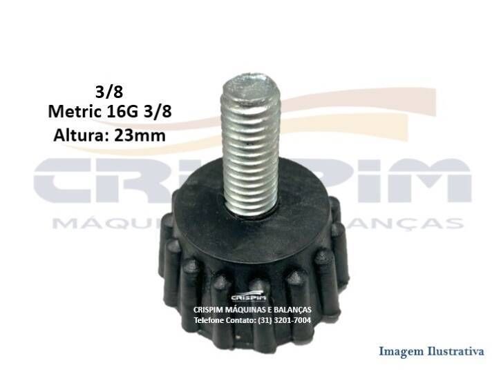 PE NIVELADOR 3/8 ROSCA GROSSA 101S/A (16G 3/8 X 23 - Foto 1
