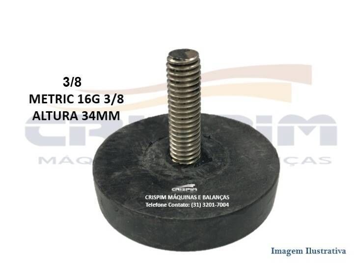 PE NIVELADOR 3/8 TOLEDO 2090 (16G 3/8 X 34MM) - Foto 1