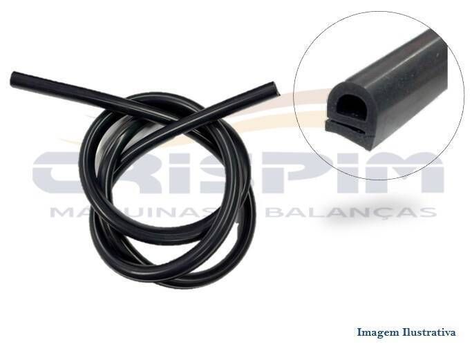 PERFIL DE SILICONE TIPO E (MINI) BF1235MM FORNO PR - Foto 1
