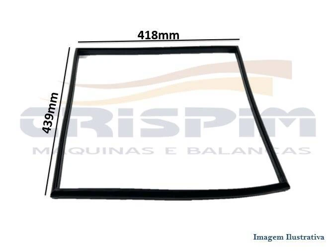 PERFIL SILICONE FORNO G.PANIZ FCV-35 418 X 439MM - Foto 1