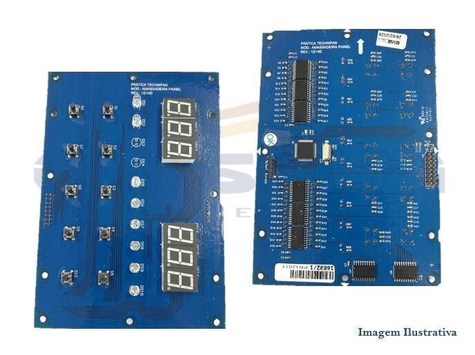 PLACA DE COMANDO AMASSADEIRAS PRATICA AE25, AE45, - Foto 1