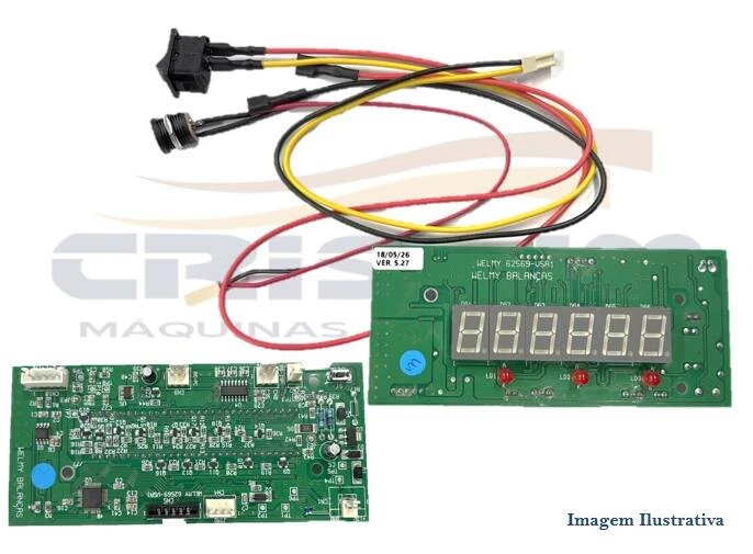 PLACA WELMY PESADORA LED V.5 MOD. NOVO - Foto 1