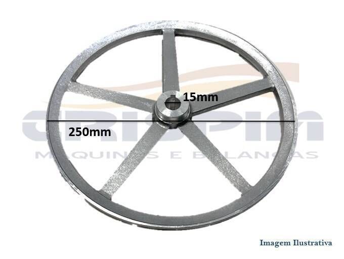 POLIA MODELADORA DE PÃO VENÂNCIO MPV 35 ALUMINIO 2 - Foto 1