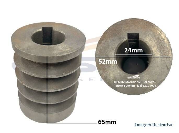 POLIA MOTOR MASSEIRA G.PANIZ MES-40 F24 - Foto 1