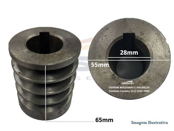 POLIA MOTOR MASSEIRA G.PANIZ MES-40 F28 - Foto 1