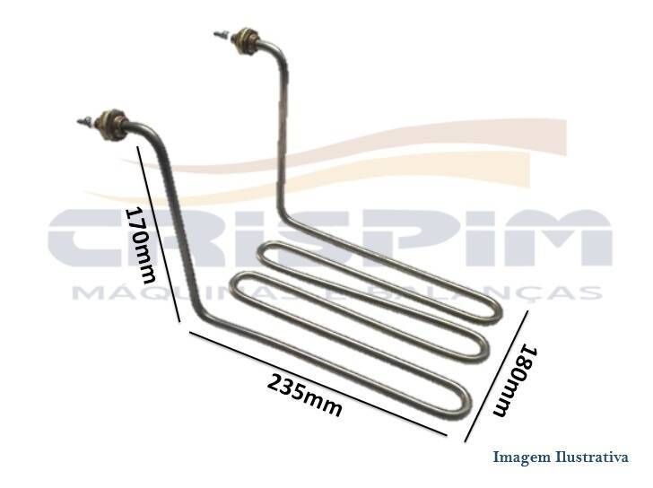 RESISTENCIA 4.000W 220V TUBULAR METALCUBAS FRCE - Foto 1