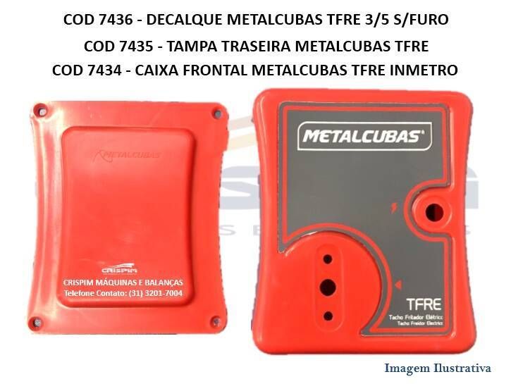 CAIXA VERMELHA METALCUBAS TFRE - Foto 1