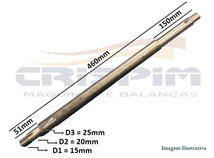 EIXO PRINCIPAL MASSEIRA G.PANIZ AE-05L - Foto 1