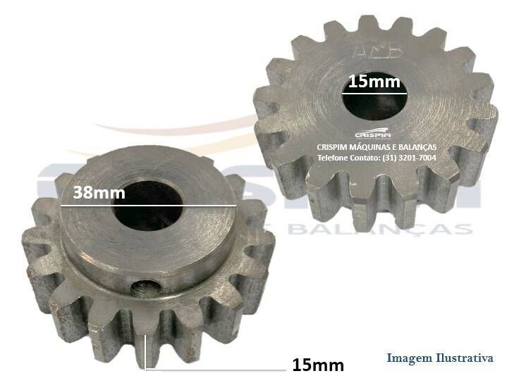 ENG. FERRO 17D AMACIADOR METVISA C/CUBO 15MM - Foto 1